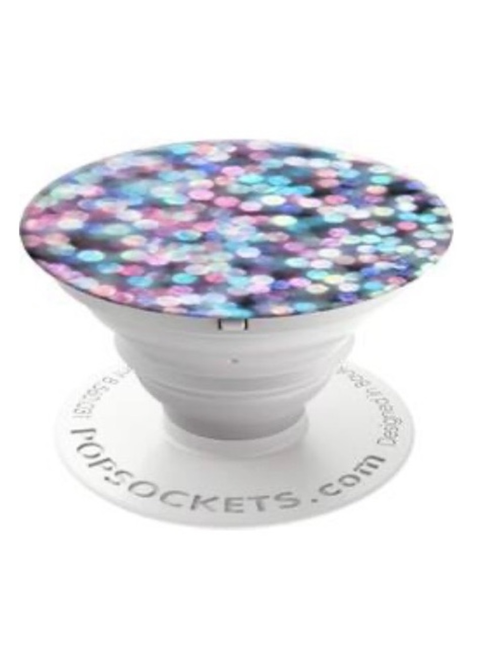 💜💙🤍 PopSockets Finger Grip/Kickstand for Mobile Phones in Tiffany Snow 🤍💙💜